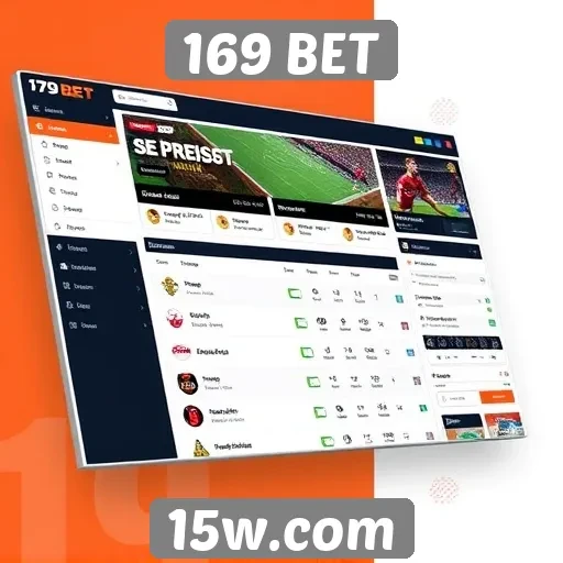 Interface do usuário do site 169 BET